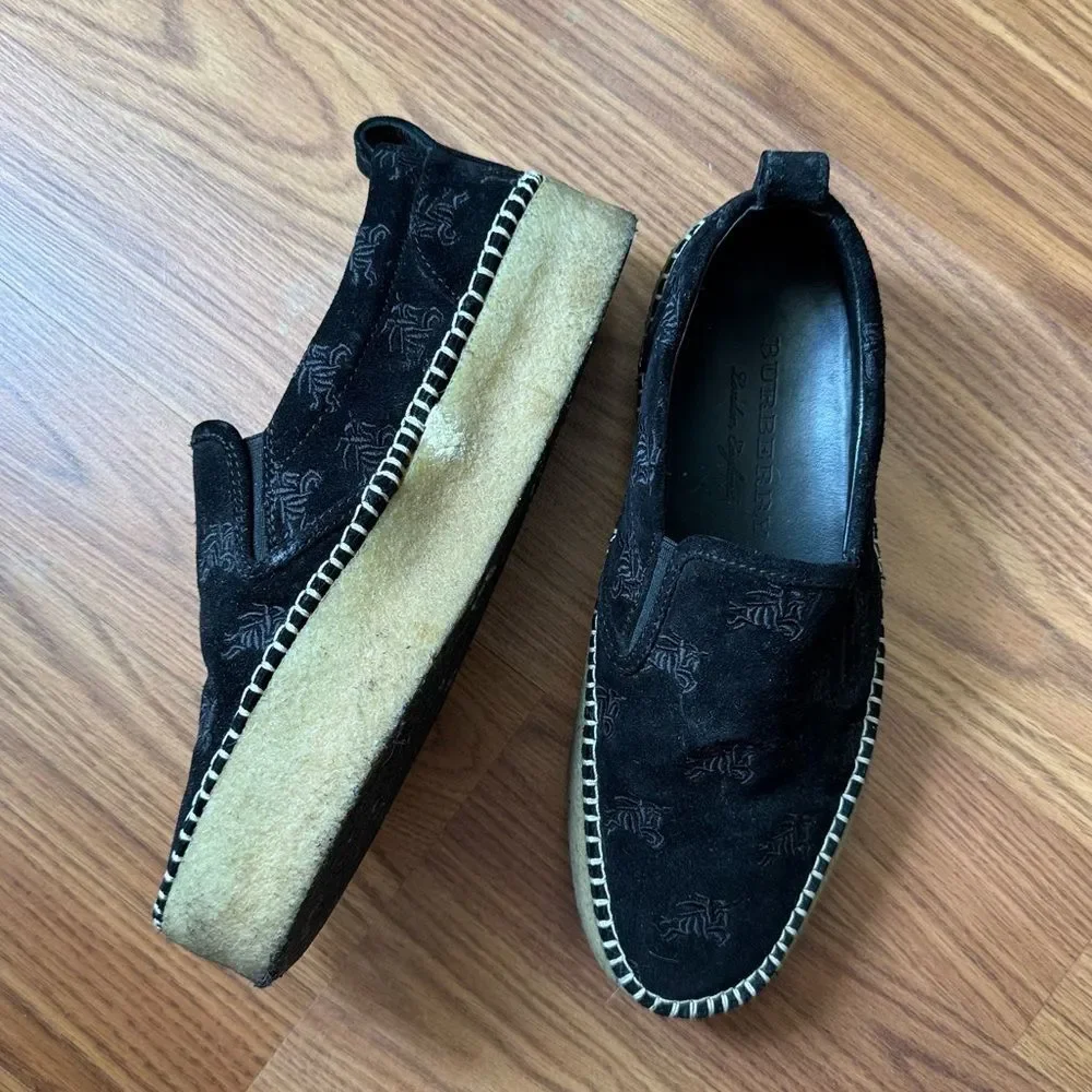 Burberry Sudbury Slip On Sneakers Size 36